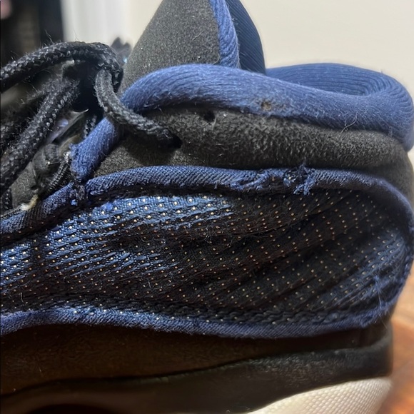 Air Jordan Blue and Black High-Top Sneakers, Size 12C - Picture 7 of 11
